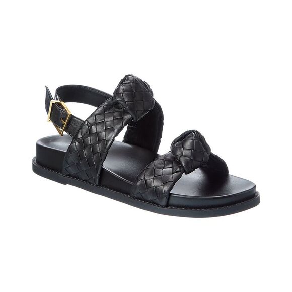 SCHUTZ Shoes - Schutz Kareena Leather Sandal, Black